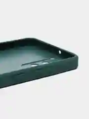 Тёмно-бирюзовый чехол Samsung Galaxy A32 4G твердый пластиковый глянцевый под стекло Самсунг Галакси А32