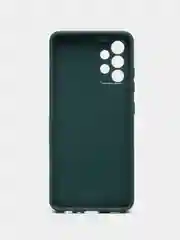 Тёмно-бирюзовый чехол Samsung Galaxy A32 4G твердый пластиковый глянцевый под стекло Самсунг Галакси А32