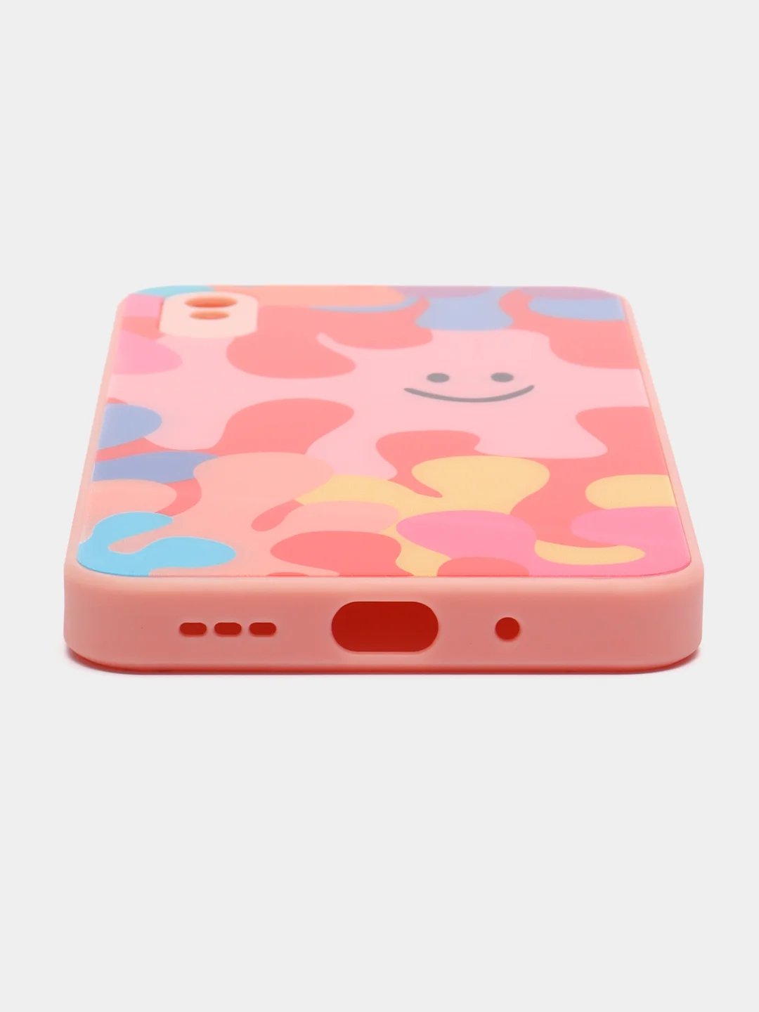 Розовый чехол Xiaomi Redmi 9A, Сяоми Редми 9А, пластиковый под стекло