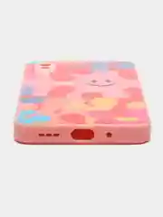 Розовый чехол Xiaomi Redmi 9A, Сяоми Редми 9А, пластиковый под стекло