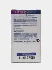 Зеленый цветные контактные линзы ILLUSION fashion Luxe, 2 шт, 8,6, 1 месяц