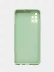 Салатовый чехол Samsung Galaxy A51  пластиковый под стекло