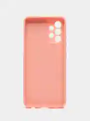 Розовый чехол Samsung Galaxy A32 4G твердый пластиковый глянцевый под стекло Самсунг Галакси А32