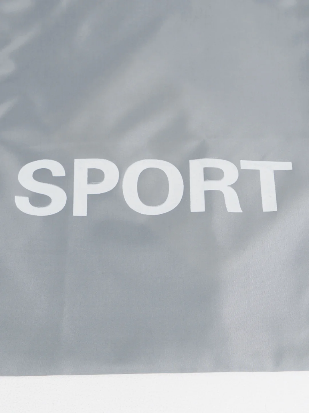 Серый мешок для обуви с принтом "Sport"