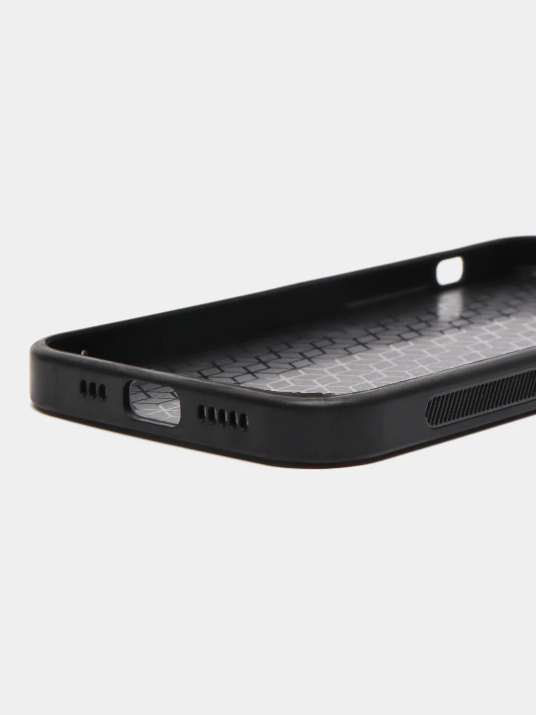 Бирюзовый силиконовый чехол для iPhone 11 с принтом