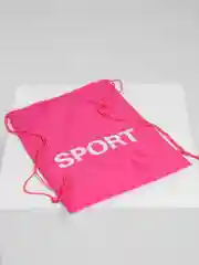 Тёмно-розовый мешок для обуви с принтом "Sport"