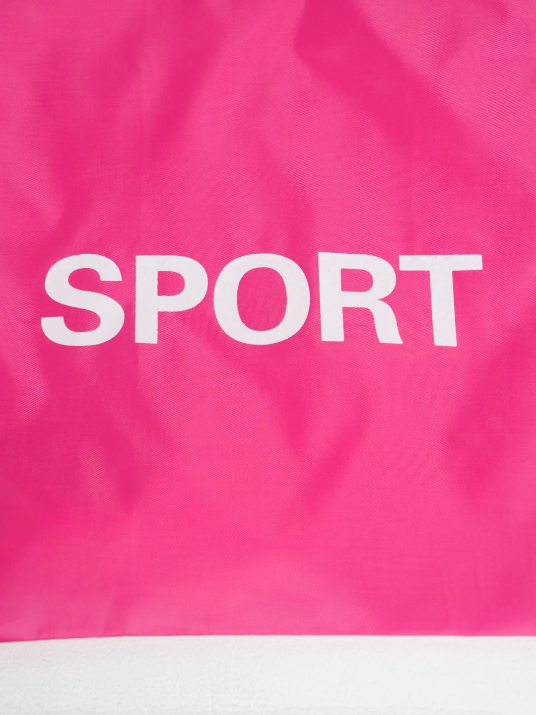 Тёмно-розовый мешок для обуви с принтом "Sport"