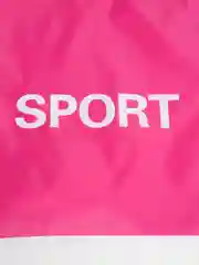 Тёмно-розовый мешок для обуви с принтом "Sport"
