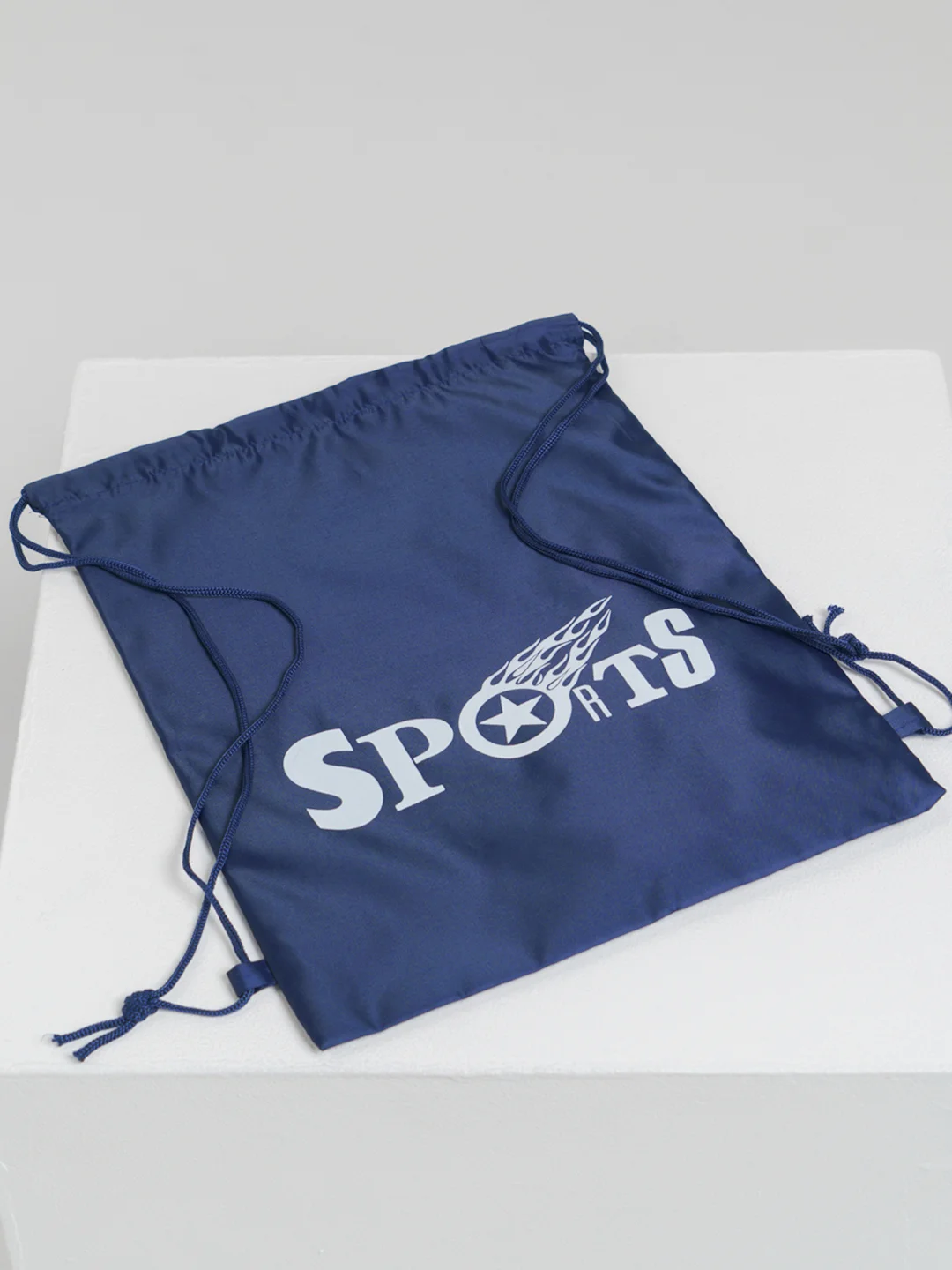 Индиго мешок для обуви с принтом "Sport"