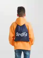 Индиго мешок для обуви с принтом "Sport"