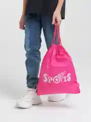 Розовый мешок для обуви с принтом "Sport"
