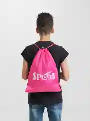 Розовый мешок для обуви с принтом "Sport"