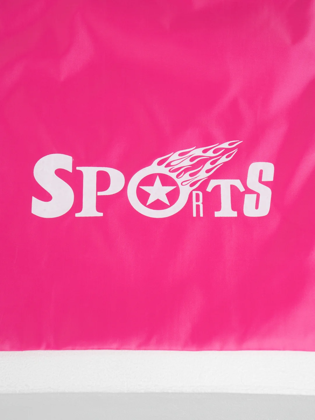 Розовый мешок для обуви с принтом "Sport"