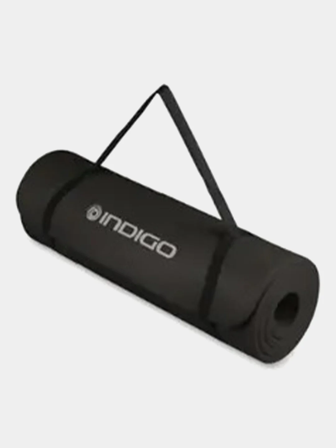 Оранжевый коврик для йоги и фитнеса Indigo NBR