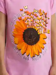 Коралловый футболка детская для девочки, 100% хлопок, 8 - 12 лет