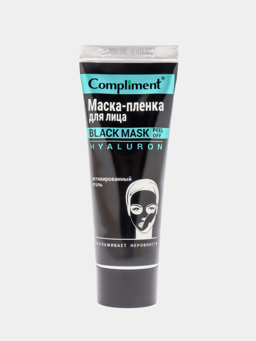 Black Mask Маска-пленка для лица Compliment Hyaluron 80 мл