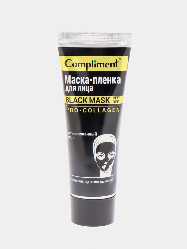 Black Mask Маска-пленка Сияние молодости Compliment Pro-collagen 80м л