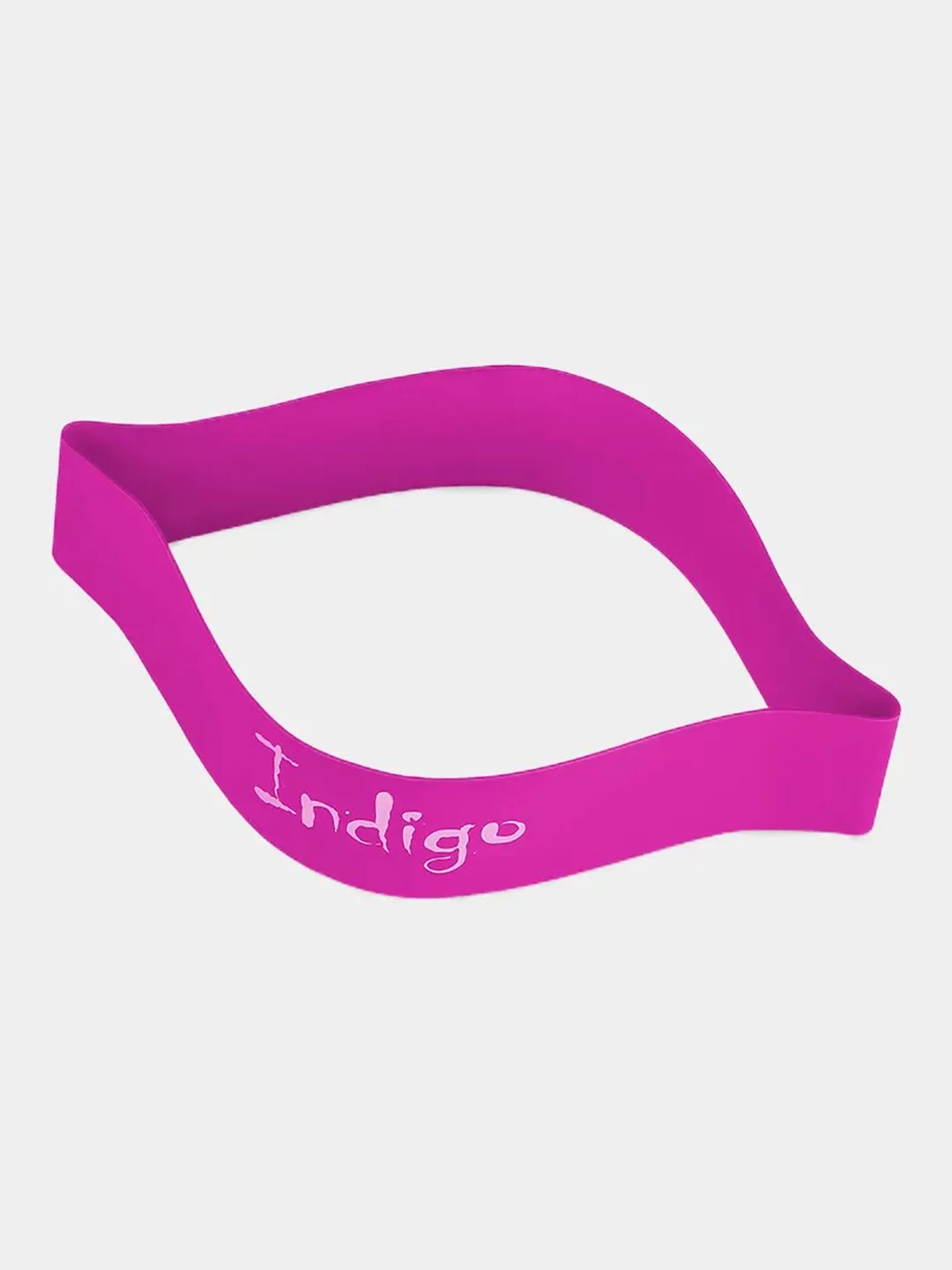 Красный эспандер-лента замкнутая Indigo Medium 2-7 кг