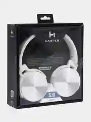 Белый наушники беспроводные HARPER HB-217, накладные, с микрофоном, Bluetooth 5.0