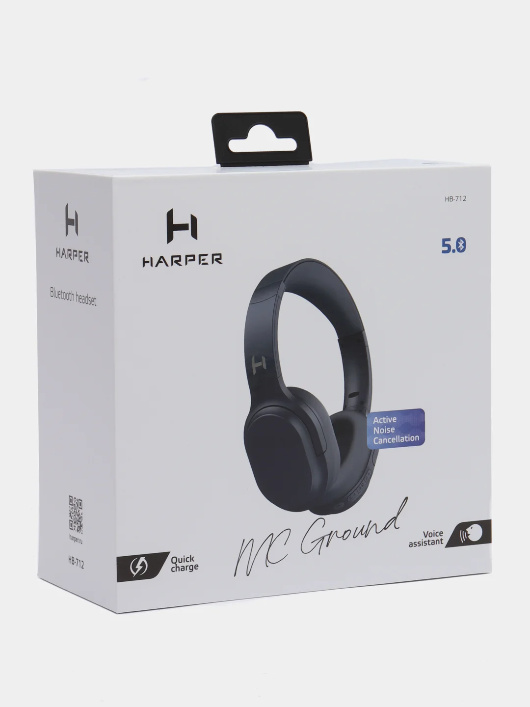 Синий беспроводные наушники Harper HB-712, Шумоподавление, Bluetooth 5.0 с быстрой зарядкой