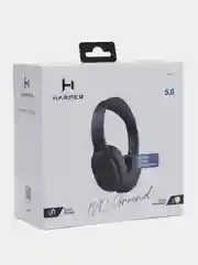 Синий беспроводные наушники Harper HB-712, Шумоподавление, Bluetooth 5.0 с быстрой зарядкой