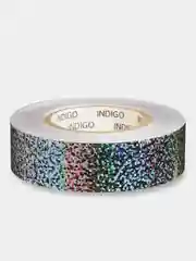 Серебряный обмотка для обруча на подкладке Indigo crystal