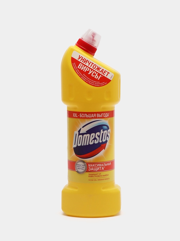 Универсальное чистящее cредство Domestos, "Лимонная свежесть", гель, 1500 мл