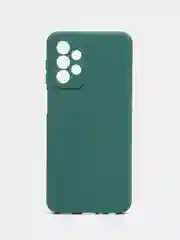Тёмно-зелёный чехол Samsung Galaxy A23, Самсунг Галакси А23 силиконовый, цветной с мягким подкладом