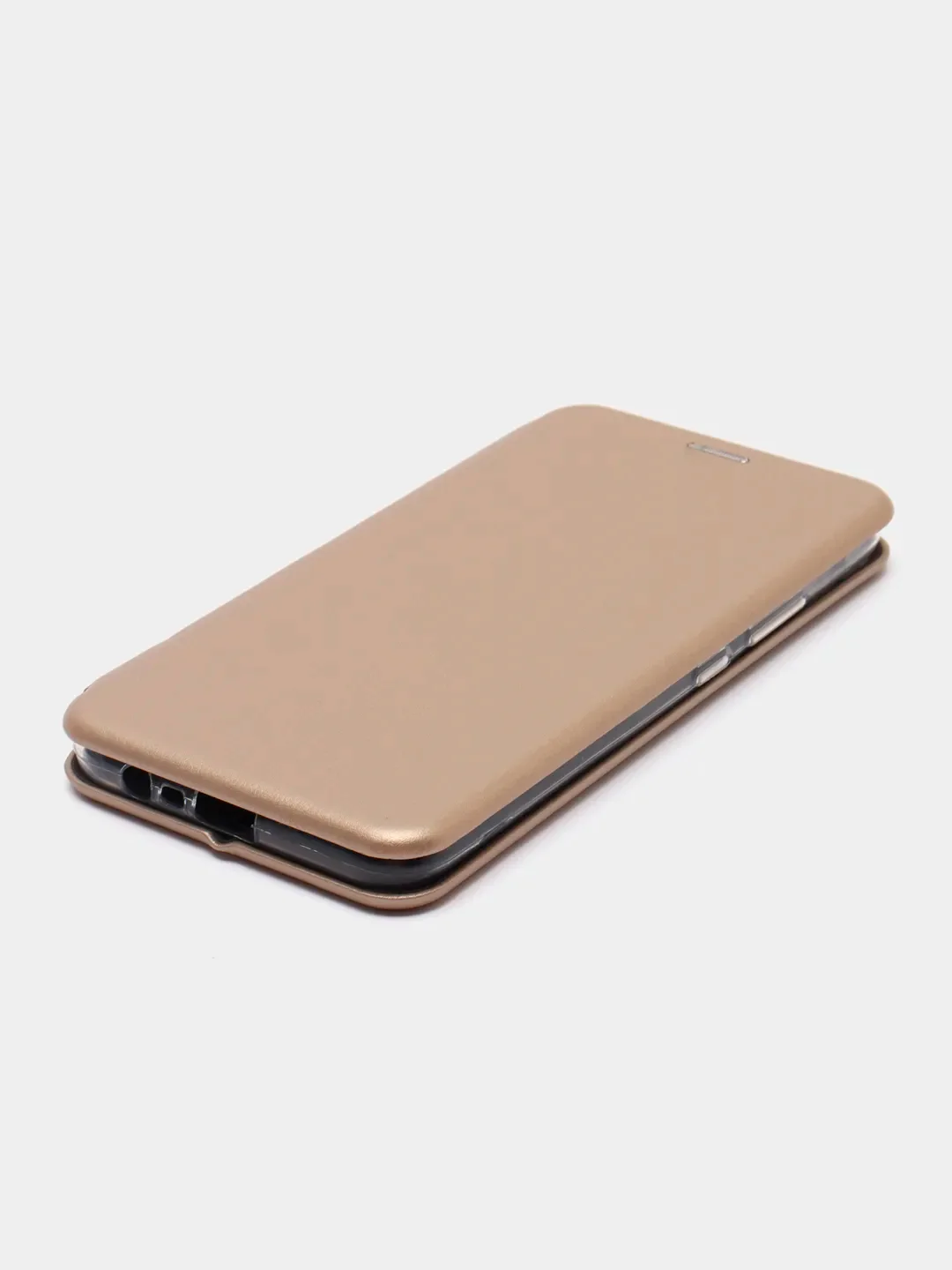 Золотой чехол-книжка для Realme C21Y / Realme С25Y (Реалми С21Y / С25Y)