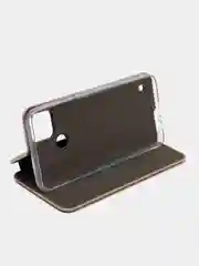 Золотой чехол-книжка для Realme C21Y / Realme С25Y (Реалми С21Y / С25Y)