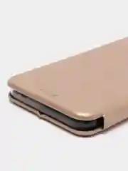 Золотой чехол-книжка для Realme C21Y / Realme С25Y (Реалми С21Y / С25Y)