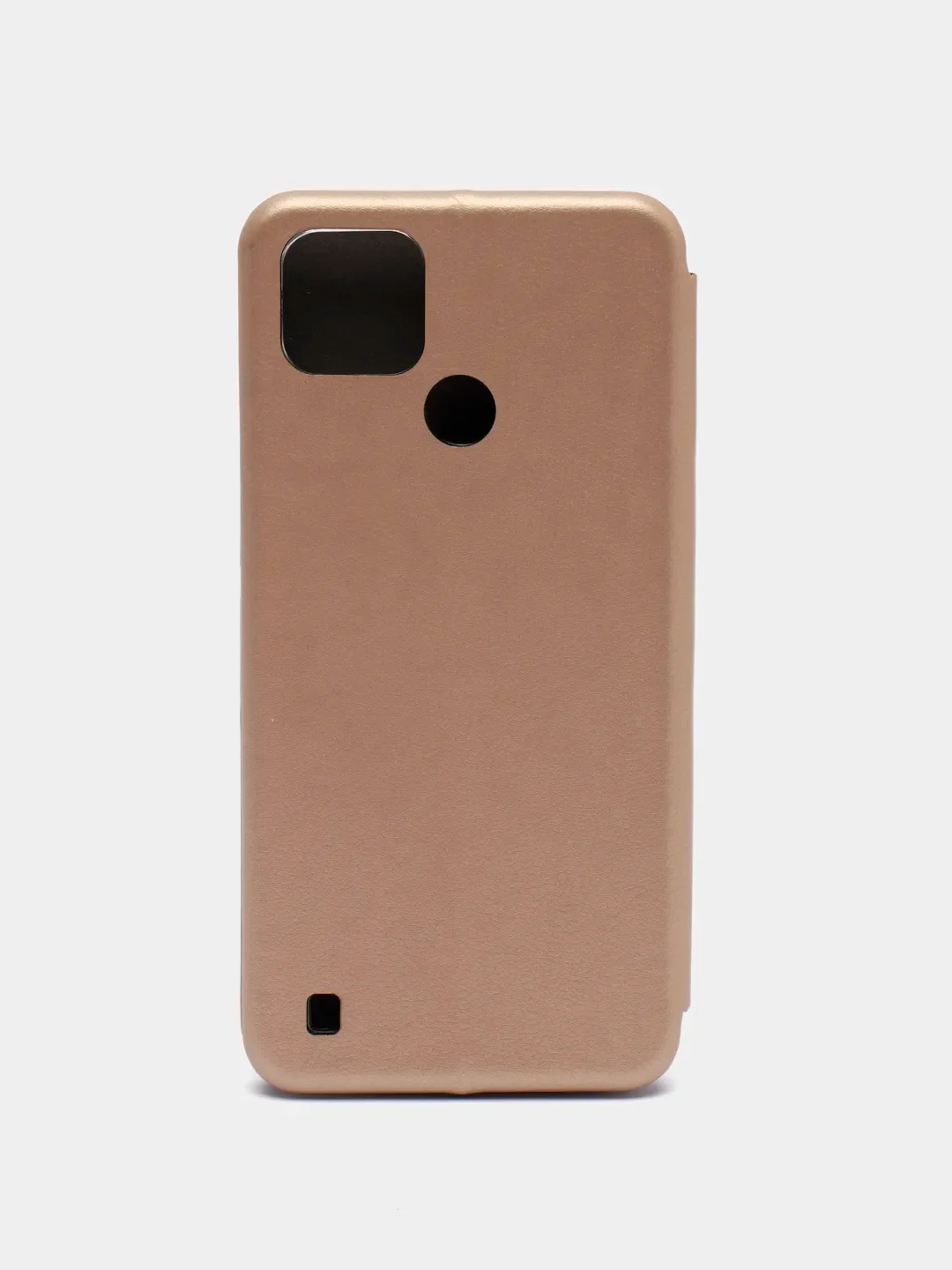 Золотой чехол-книжка для Realme C21Y / Realme С25Y (Реалми С21Y / С25Y)