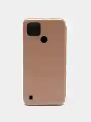 Золотой чехол-книжка для Realme C21Y / Realme С25Y (Реалми С21Y / С25Y)