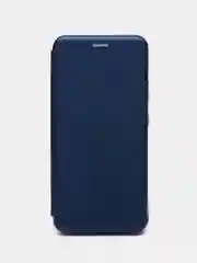 Темно-синий чехол-книжка для Realme C21Y / Realme С25Y (Реалми С21Y / С25Y)