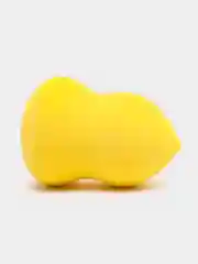 Желтый спонж для макияжа