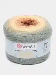 Серый пряжа YarnArt Flowers Alpaca, 80% акрил, 20% альпака, 250 г, 940 м, 1 моток