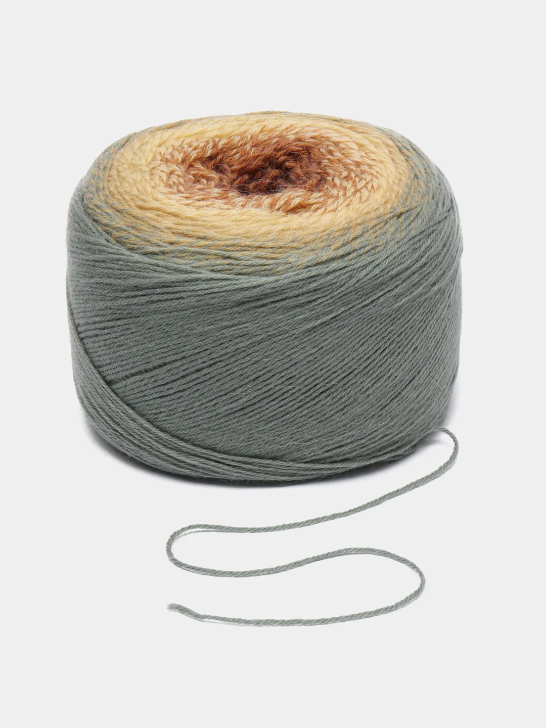 Серый пряжа YarnArt Flowers Alpaca, 80% акрил, 20% альпака, 250 г, 940 м, 1 моток