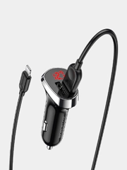 Автомобильное зарядное устройство Borofone BZ15, с USB-Lightning