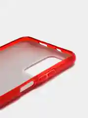Красный силиконовый усиленный чехол Xiaomi Poco M4 pro 5G, с блестками