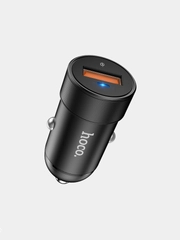 Автомобильное зарядное устройство HOCO Z32A быстрая зарядка QC3.0 (1xUSB, до 4A)
