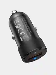 Автомобильное зарядное устройство HOCO Z32A быстрая зарядка QC3.0 (1xUSB, до 4A)