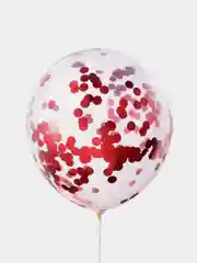 Красный воздушные шары с конфетти,Шар с конфетти,Шар,Набор 5 штук