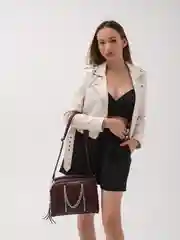 Бордовый сумка на плечо