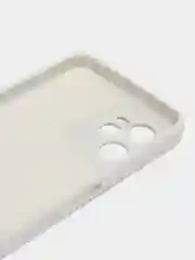 Красный чехол с бархатом внутри и защитой камеры для REALME C35