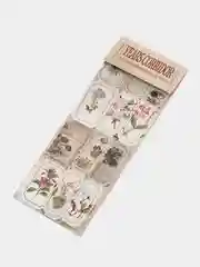 Марки-наклейки винтажные, 30 штук
