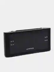 Часы с будильником Harper HCLK-1007, радио и с LED дисплеем, черные