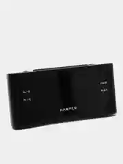 Часы с будильником Harper HCLK-1006, радио и с LED дисплеем, индикации дисплея зеленая