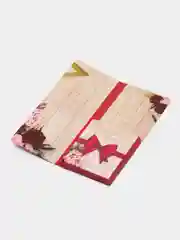Розовый открытка на день учителя с местом под шоколадку