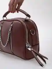 Кораллово-розовый сумка на плечо