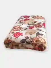 Красный плед-покрывало из бамбукового флиса, 200 х 180 см
